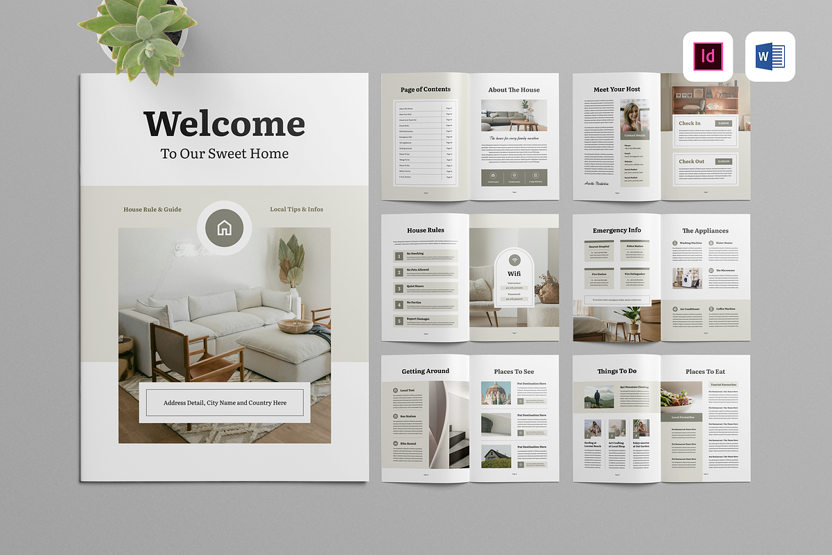 Welcome Guide Book Brochure, a Magazine Template by Leaflove (Photo 1 of 10)