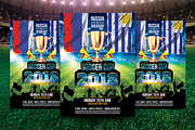 Soccer Cup Flyer Template, a Flyer Template by Briell Design (Thumbnail 1 of 2)