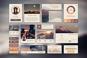 Ui Kit Rainy Season, an UI Kit Template by Sunbzy (Thumbnail 1 of 5)