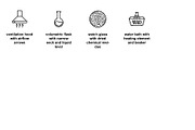 Chemistry & biology lab Icon Set, an Outline Icon by Nurlan's shop (Thumbnail 6 of 6)