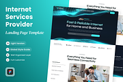 Optora - Internet Services Provider, a Landing Page Template by SLAB! Design (Thumbnail 1 of 4)