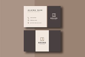 Minimal And Simple Business Card, a Business Card Template by M9 Design