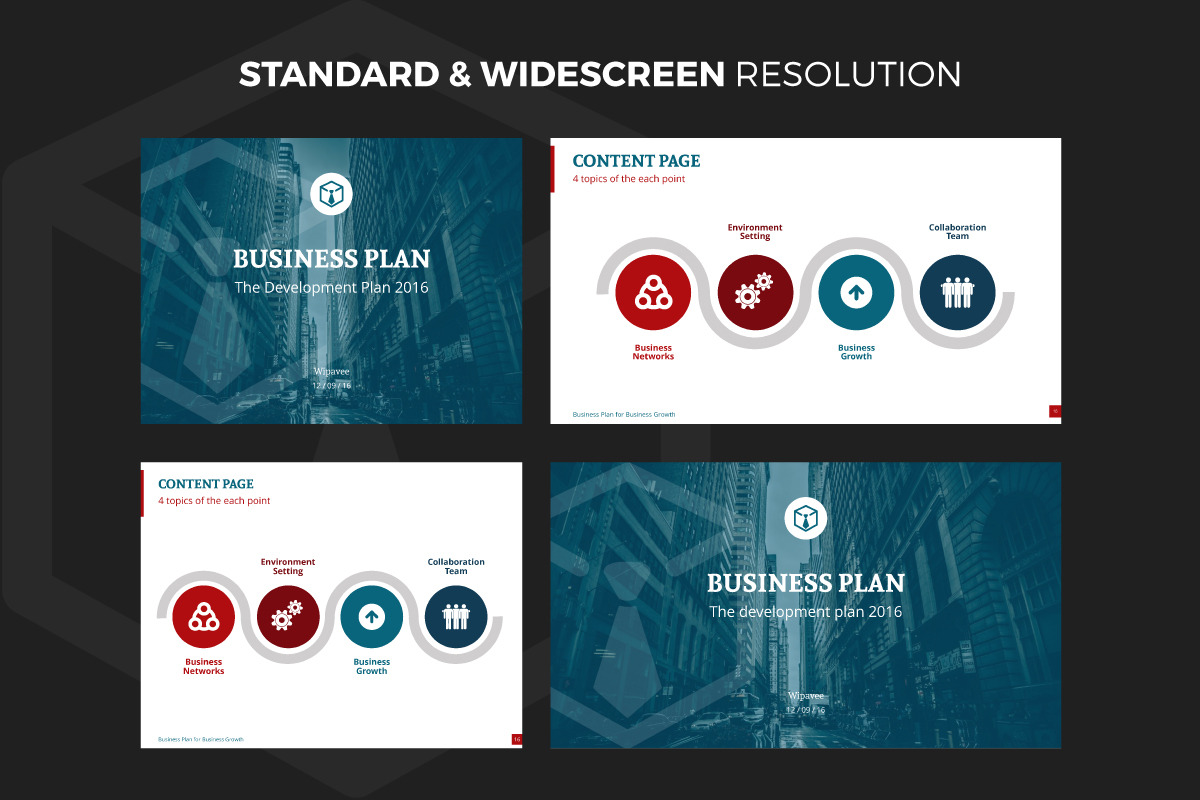 Business Plan PowerPoint Template, a Presentation Template by Wipavee (Photo 3 of 5)