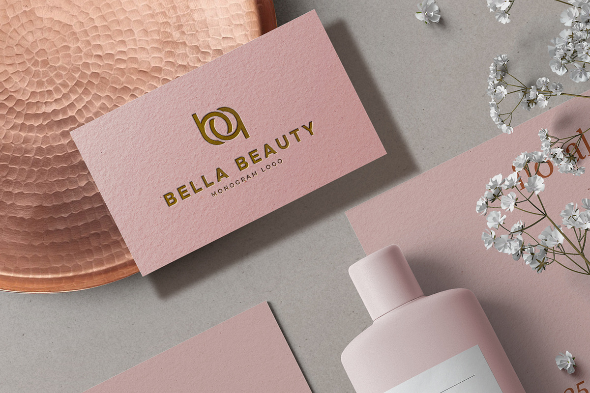 B Letter Logo Bundle Monogram Set, a Branding & Logo Template by Template Dealer (Photo 16 of 16)