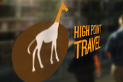 High Point Travel, a Branding & Logo Template by UPDRAFT  (Thumbnail 1 of 3)