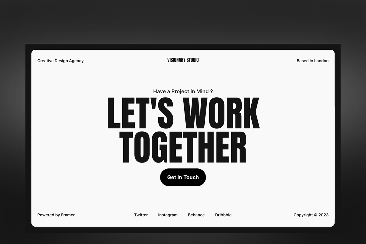 Visionary- Agency Framer Template, an UI Kit Template by rizal_yustriadi (Photo 13 of 16)