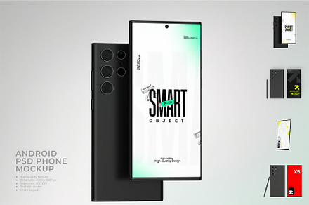 Android App Phone Screen Mockup, an Android Mockup by zphotographystudio