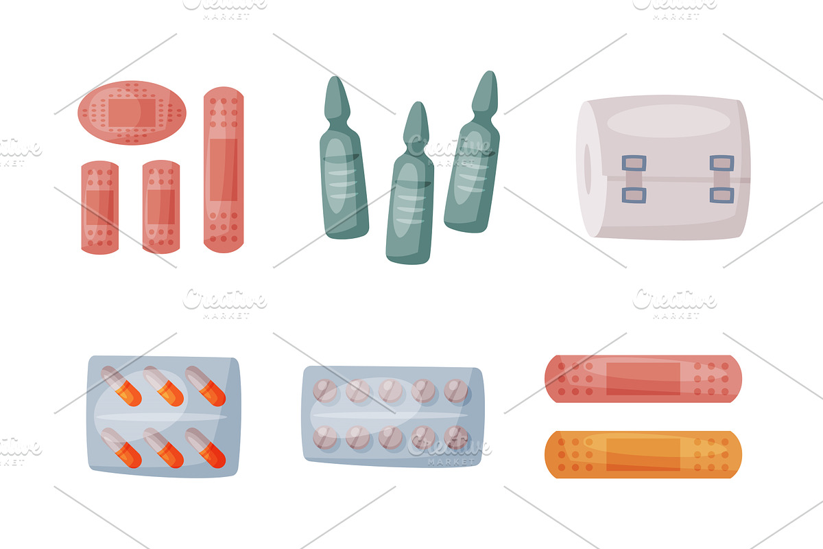 Medical Care and Treatment with, an Object Illustration by TopVectors