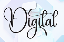 Digital | Script Font
