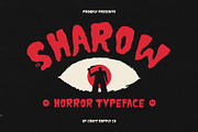 CS Sharow – Vintage Horror Font, a Sans Serif Font by Craft Supply Co. (Thumbnail 1 of 8)