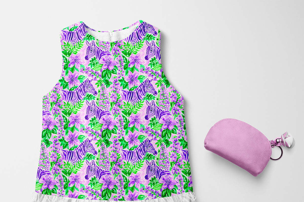 Seamless Zebra Patterns, a Pattern Graphic by The Preppy Artist (Photo 5 of 11)
