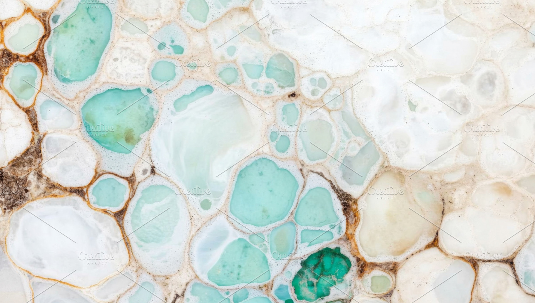 Turquoise and white mineral texture, a Photo by Dvoevnore photos