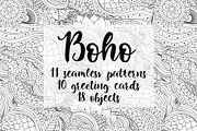 Boho Black&white Set, a Pattern Graphic by Marina Demidova (Thumbnail 1 of 7)