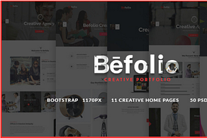 Befolio - Multi-Use Portfolio Theme
