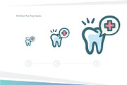 Dental Doodle Colors, an Outline Icon by BomSymbols (Thumbnail 2 of 4)