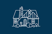 House Icon Pack, an Outline Icon by Steve Wolf Designs (Thumbnail 3 of 6)