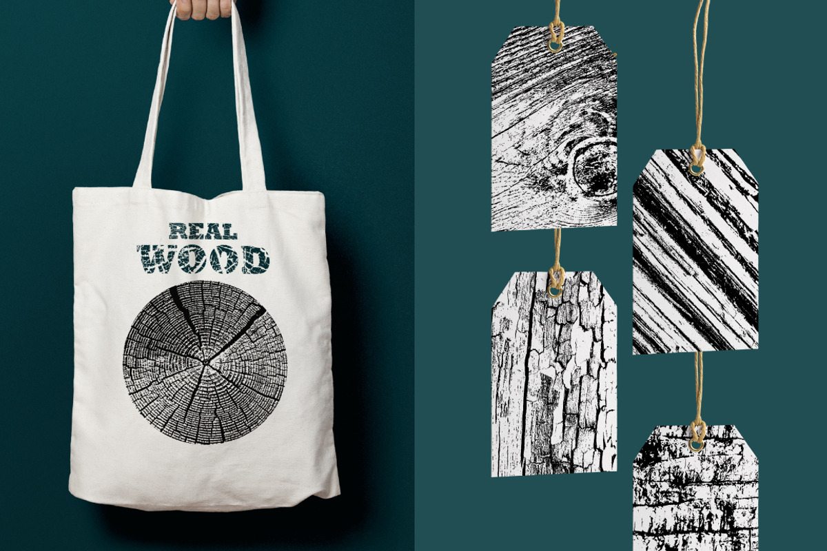 18 Real Wood Vector Textures, a Texture Graphic by Artem Vorotnikov (Photo 5 of 6)