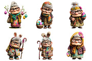 Whimsical Easter Grumpy Old Lady, a Graphic by CitraGraphics (Thumbnail 5 of 5)