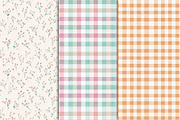 Cute Little Flowers Pattern Set, an Illustration by Libby Wishes (Thumbnail 2 of 3)