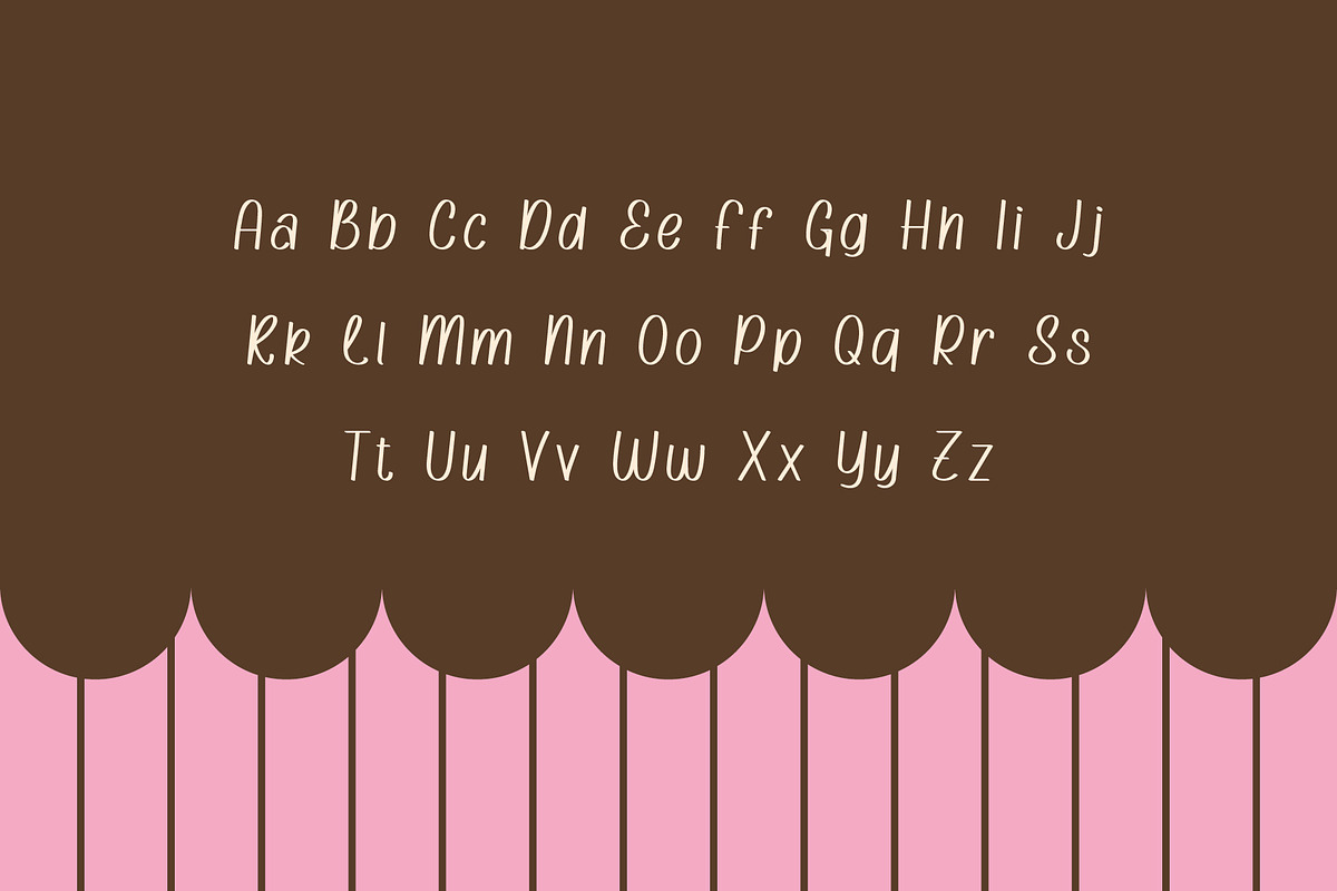 PGR Strawberry Sorbet, a Handwritten Font by Pikgura (Photo 3 of 9)