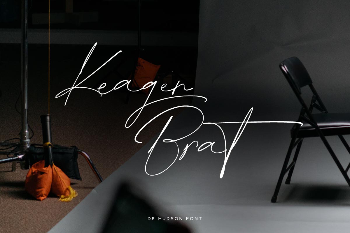 De Hudson, a Script Font by vuuuds (Photo 12 of 14)