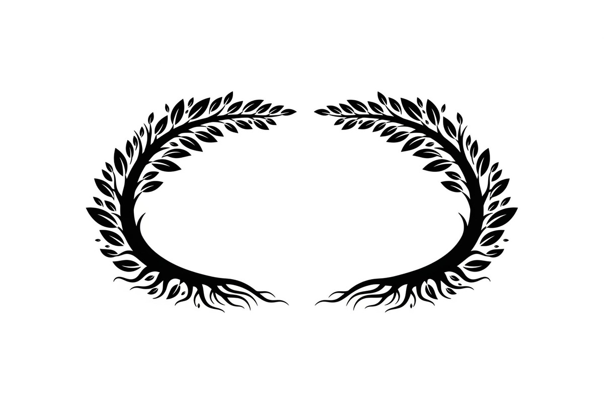 Nature Wreath Frame Vector Bundle, an Illustration by jahid234 (Photo 47 of 51)