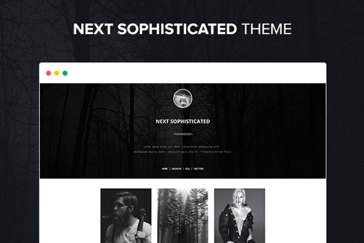 Next Sophisticated Tumblr Theme, a Websites & App Template by WoxThemes (Photo 2 of 4)