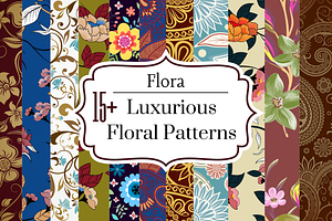Seamless Luxurious Floral Patterns
