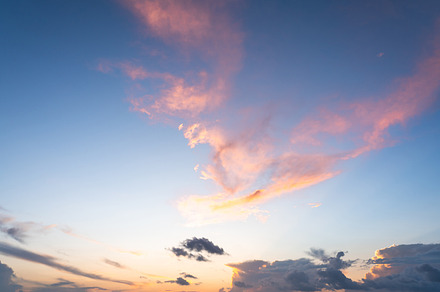 Colorful clouds on sunset, a Nature Photo by Maria Kray