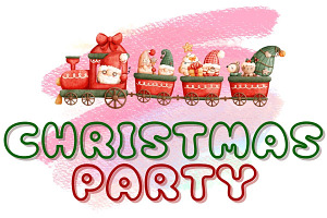 Christmas Party - Handwritting, a Handwritten Font by Charmingbear59.design