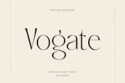 Vogate, a Serif Font by ToniStudio (Thumbnail 1 of 9)