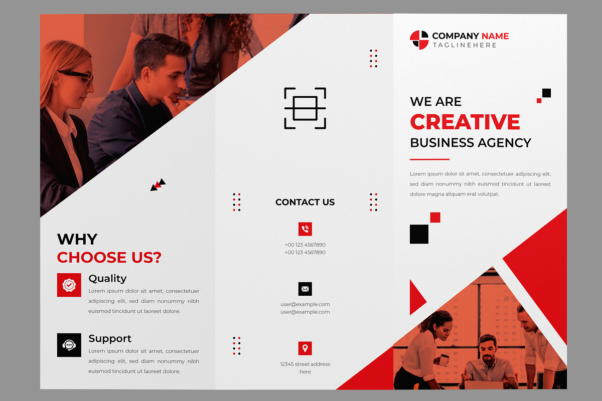 Trifold Brochure Creative Business, a Brochure Template by MightyDesign (Photo 2 of 7)
