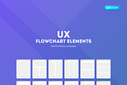 Website Flowchart For Sketch, a Templates & Theme by Pixellion (Thumbnail 1 of 3)