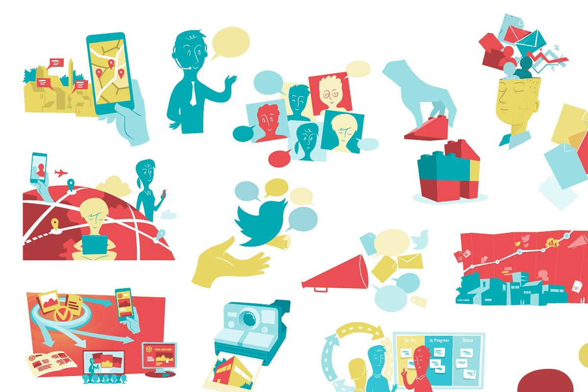 51 x Mktng & Communication Vectors, an Illustration by Hurcastock! (Photo 3 of 5)