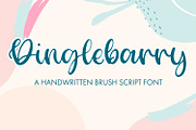 Dinglebarry Handwritten Script Font, a Handwritten Font by Freeling Design House (Thumbnail 1 of 6)
