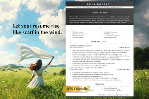 HR Resume Template, HR Resume, a Resume Template by Career Canvas