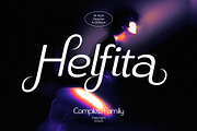 Helfita Sans Serif Family, a Sans Serif Font by Designsation (Thumbnail 1 of 10)