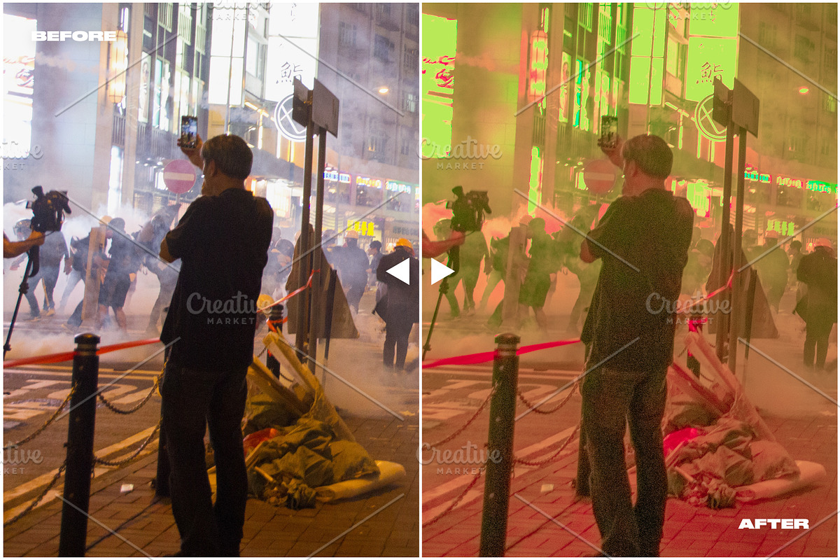 CYBERPUNK 2024 FILM LIGHTROOM PRESET, a Preset Add-On by ASDF Graphics (Photo 7 of 9)