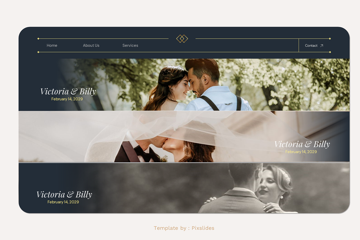 Wedding Planner Organizer PowerPoint, a Presentation Template by Pixslides (Photo 5 of 8)