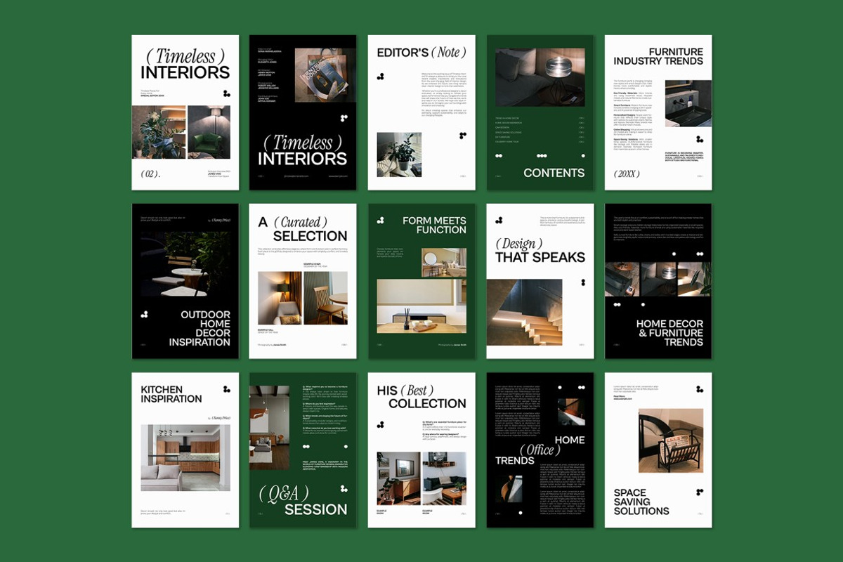 White Furniture E-Magazine, a Templates & Theme by graphicook (Photo 4 of 5)