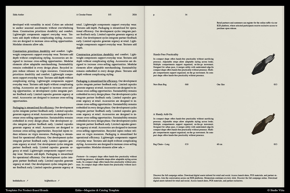 Brand Magazine Template ID⸻Edda, a Branding & Logo Template by Studio Viita (Photo 8 of 11)