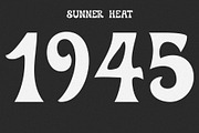 Sunner Heat Bold Retro Font, a Serif Font by Heinzel Std (Thumbnail 17 of 17)