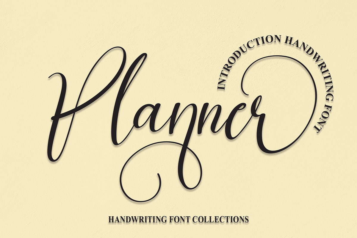 Planner | Script Font, a Script Font by Scratchones (Photo 1 of 6)
