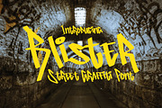 Blister - Graffiti Font, a Handwritten Font by tebaltipislab (Thumbnail 1 of 8)