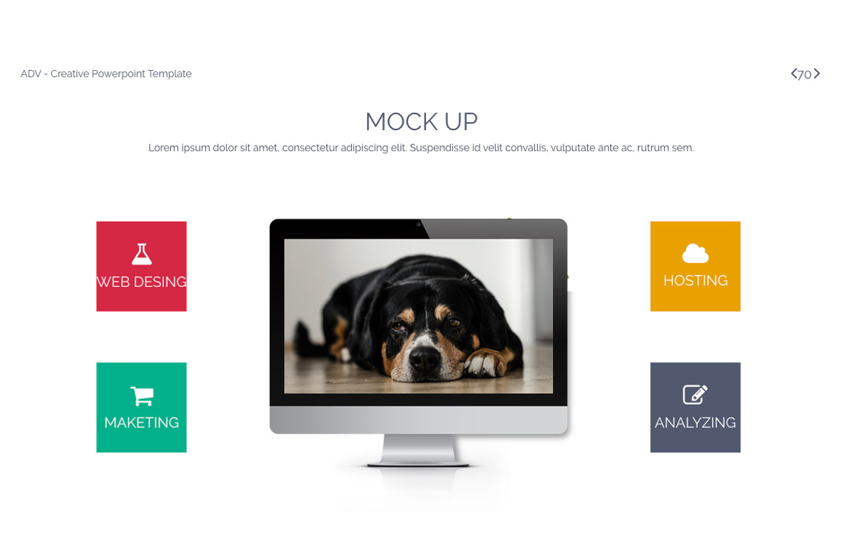 ADV Powerpoint Template, a Presentation Template by OXXO (Photo 70 of 78)
