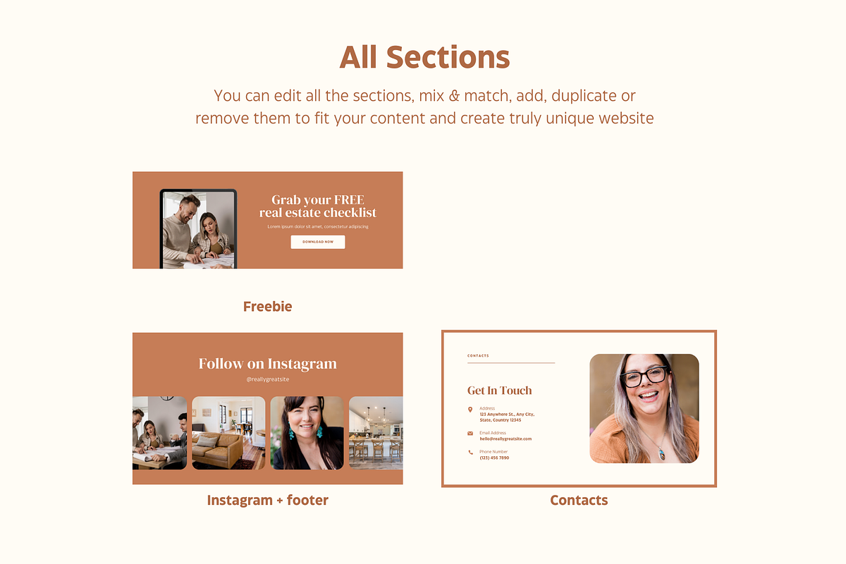 Realtor Kyrie Website Template Canva, a Websites & App Template by Eden Origin Studio (Photo 9 of 11)