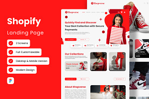 Shopverse - Shopify Landing Page