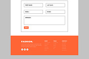 Ecommerce Landing Page, an UI Kit Template by CreativeShaper (Thumbnail 6 of 6)