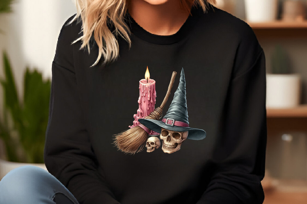 Watercolor Halloween Evening Clipart, an Illustration by DreamCafeArt (Photo 5 of 7)