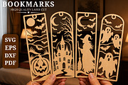 Halloween Laser Cut Bookmark Bundle, a Seasonal Illustration by OK Design (Thumbnail 3 of 3)